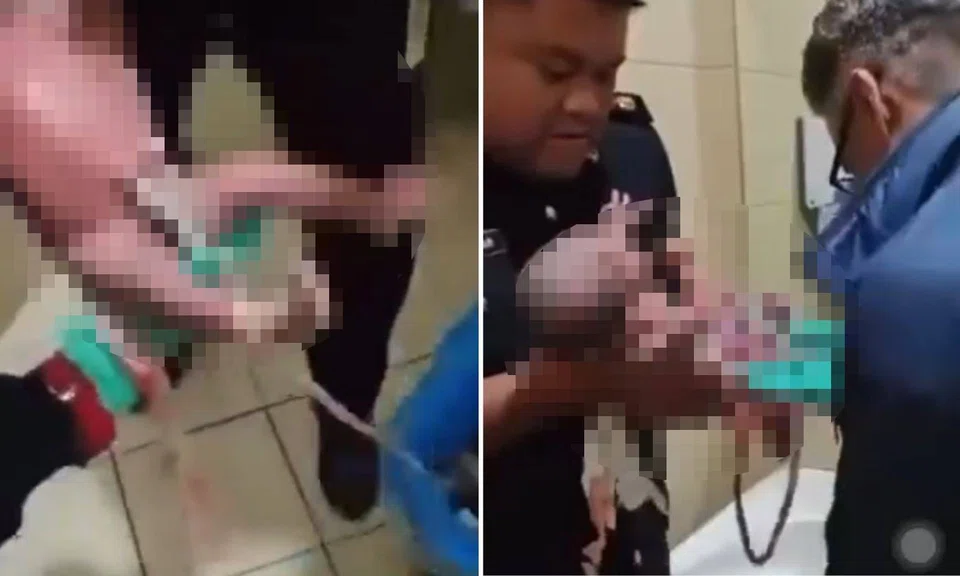 newborn found in penang airport toilet sanitary bin