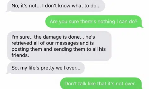 Cheater gets life-changing advice when she texts wrong number