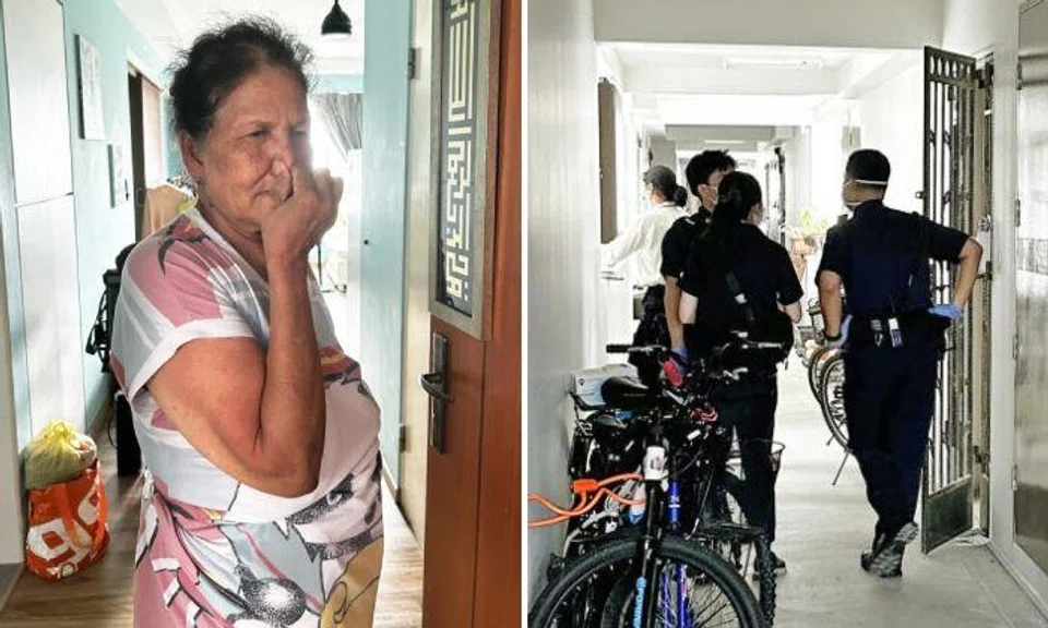 Punggol residents traced unbearable stench to flat, 59-year-old man's decomposing body foundA pungent odour lingering in the air led a group of concerned neighbours in Punggol to discover the decomposing body of a 59-year-old man inside his flat. Photos: Shin Min Daily News