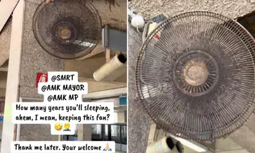 ‘This fan is legendary’: Old, dusty Ang Mo Kio MRT fan has netizens praising things built to last
