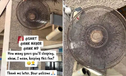‘This fan is legendary’: Old, dusty Ang Mo Kio MRT fan has netizens praising things built to last