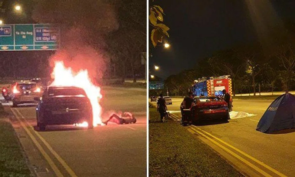 Cabby dies after taxi catches fire in Seletar West