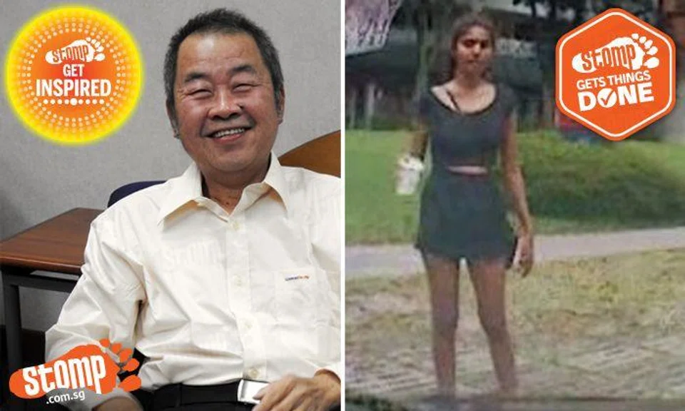 Left: Comfort Taxi driver Mr Tan Chin Heng, who made headlines for how kindly he treated a passenger who had forgotten his wallet. Right: In a separate incident, a girl allegedly evaded paying her cab fare by leaving behind a broken bag full of rubbish for the driver, but expressed remorse over her actions after a video of her behaviour was posted on Stomp.