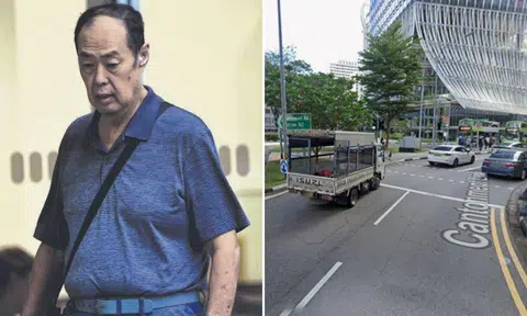 school bus driver knocks down woman at cantonment link, retrieves side mirror and drives away