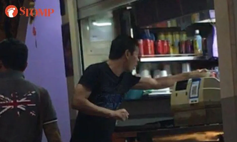 Man turns aggressive and hurls vulgarities at stallholders at Tanglin Halt Market