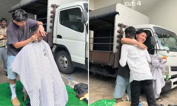 Man who gave free haircuts to 10 foreign workers hailed as 'kind soul'