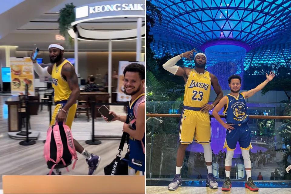 The pair visited Singapore for an event.