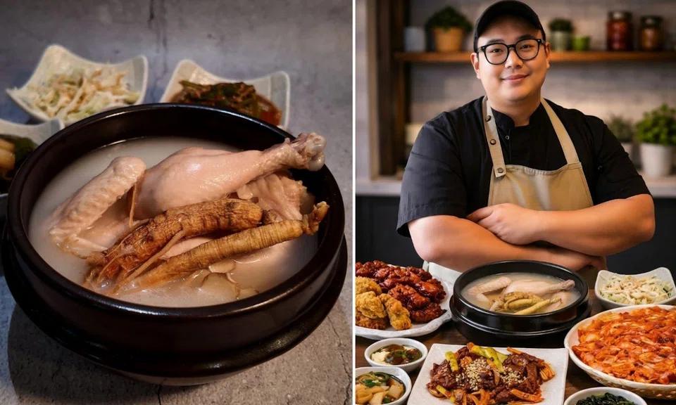 Their Authentic Ginseng Chicken Set features a tender half chicken boiled for four hours.