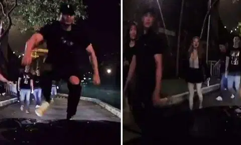 Arrested and to be charged: Guy who jumped on Grab driver's car at St James