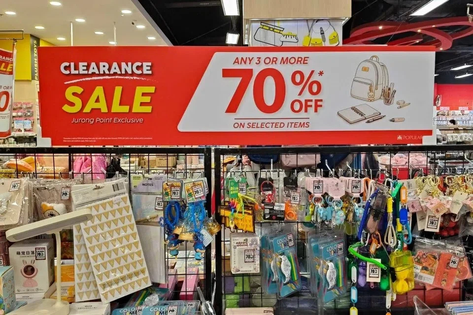 Popular Bookstore, store closures, Singapore retail