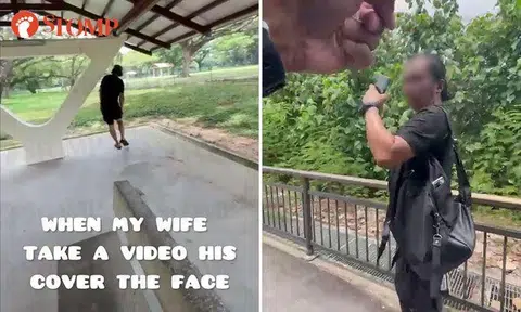 Stomper chases down man who allegedly exposed himself to his wife at West Coast Park