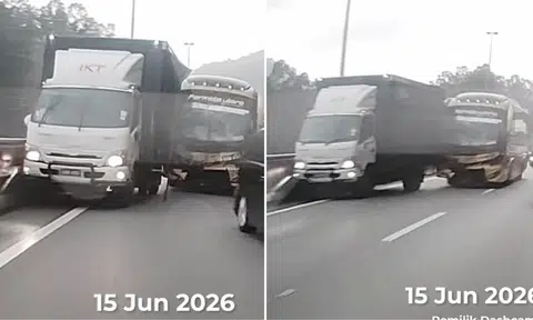 lorry driver runaway bus road