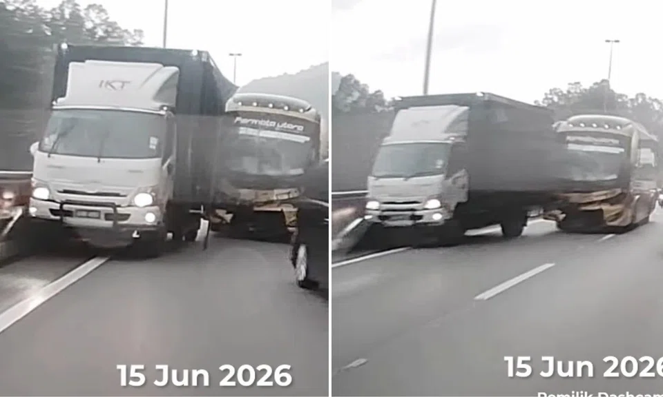 lorry driver runaway bus road