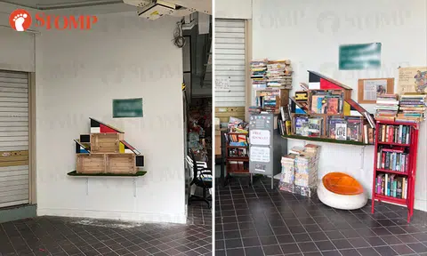 Little free library started by doctor for fun in Tampines is thriving and has since 'exploded'