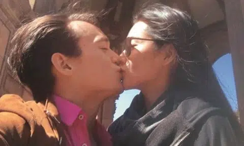 Anthony Neely caught kissing co-star -- despite claiming she's a friend