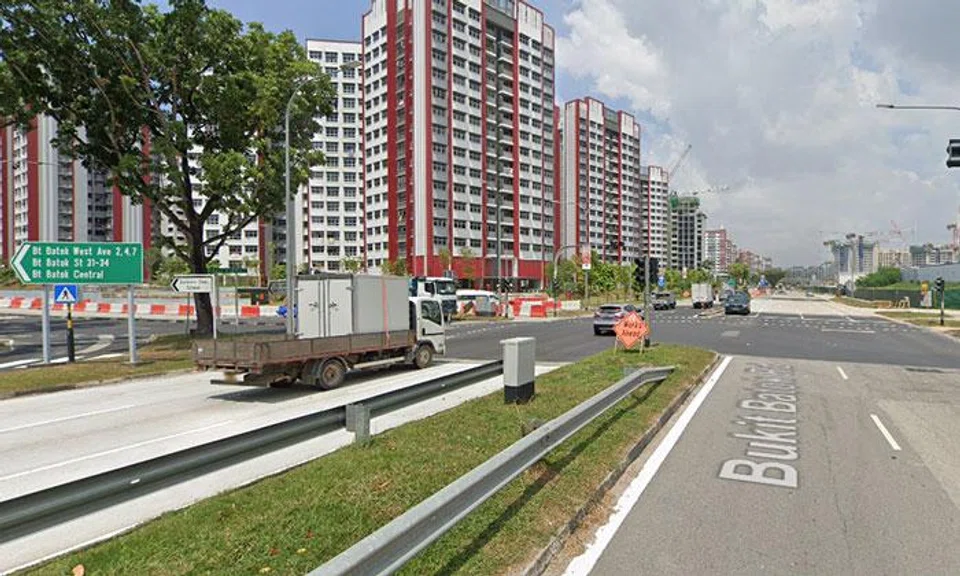 The accident occurred on Bukit Batok Road.