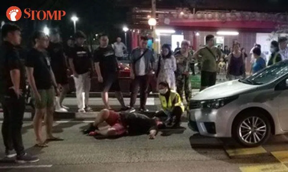 PMD rider taken to hospital after accident with car at Toa Payoh
