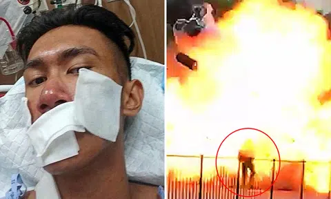 Taxi explodes at Commonwealth Ave: SCDF hero caught in blast recovering, praised by PM Lee
