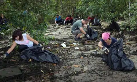 888kg of rubbish cleared during Lim Chu Kang mangrove clean-up on 8th day of Chinese New Year