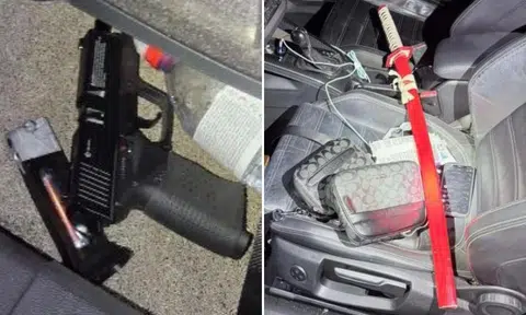 Cops alerted to suspected illegal gun possession in Woodlands find samurai sword among other illicit items