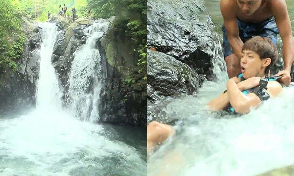 This hidden natural waterslide is only known to Bali locals -- until now