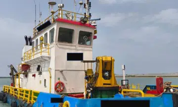 Police Coast Guard officers conducted a check on a Singapore-registered tugboat in the waters off Tuas at about 1.05am on Aug 13.