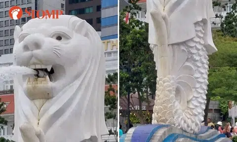 'Dirty' Merlion: STB says brown residue may be due to sustained exposure to rain in recent weeks