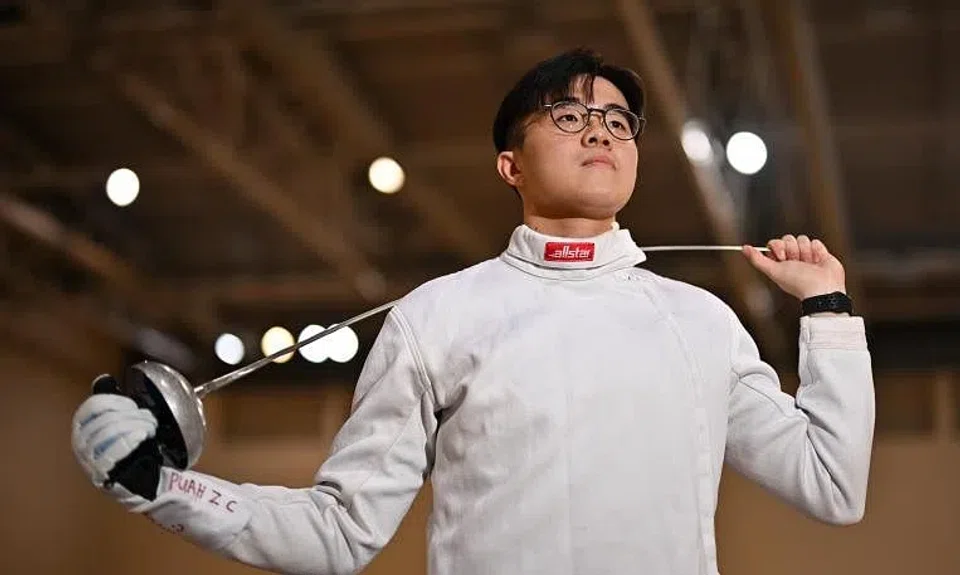 National fencing champion Puah Zee Cher, who flew to France on May 14 for his next international competition, is aiming for a SEA Games gold medal.