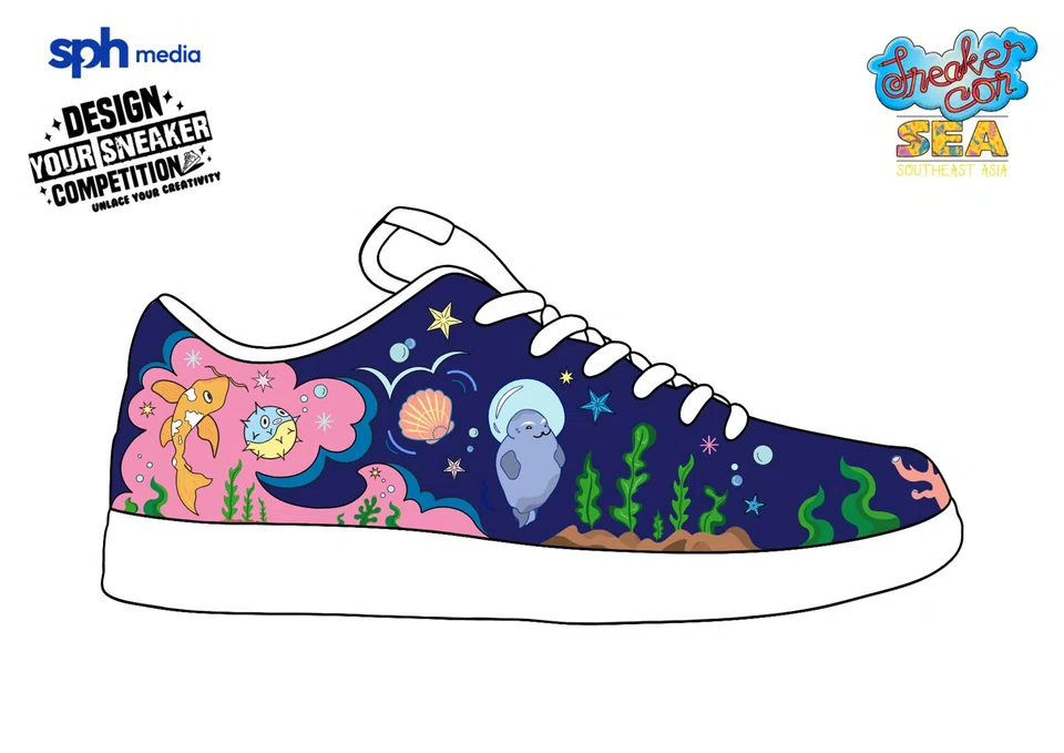 dlsneaker05 - Design 8 submitted by Kok Lexin Cherie
Credit: Design Your Sneaker Competition