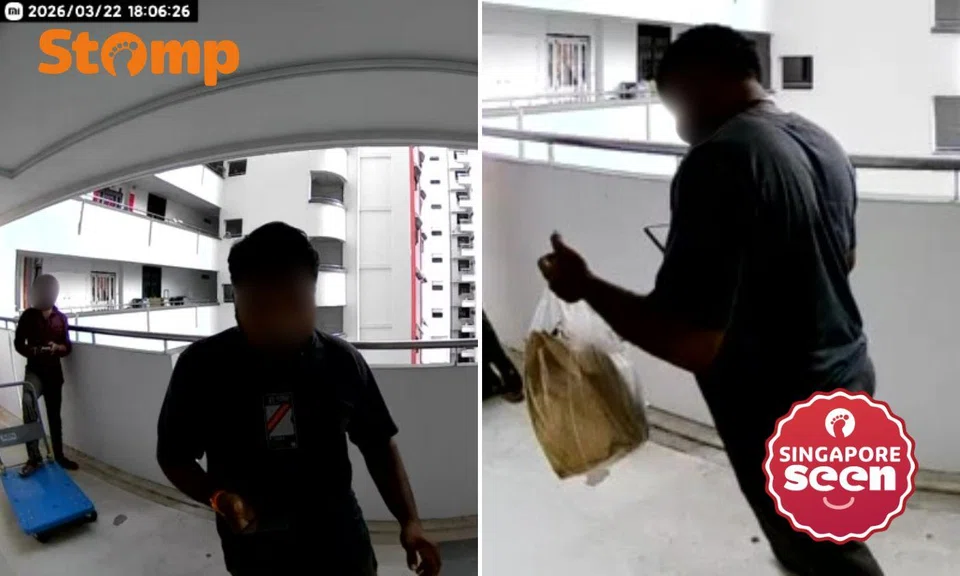 Man caught on camera taking McDonald’s delivery from door