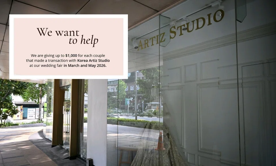 wedding fair organisers cashback to couples affected by Korea Artiz Studio S’pore closure