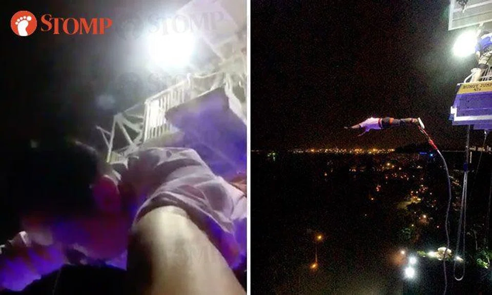 Singapore's first bungy tower opens in Sentosa, here's what guy who tried 47m jump says