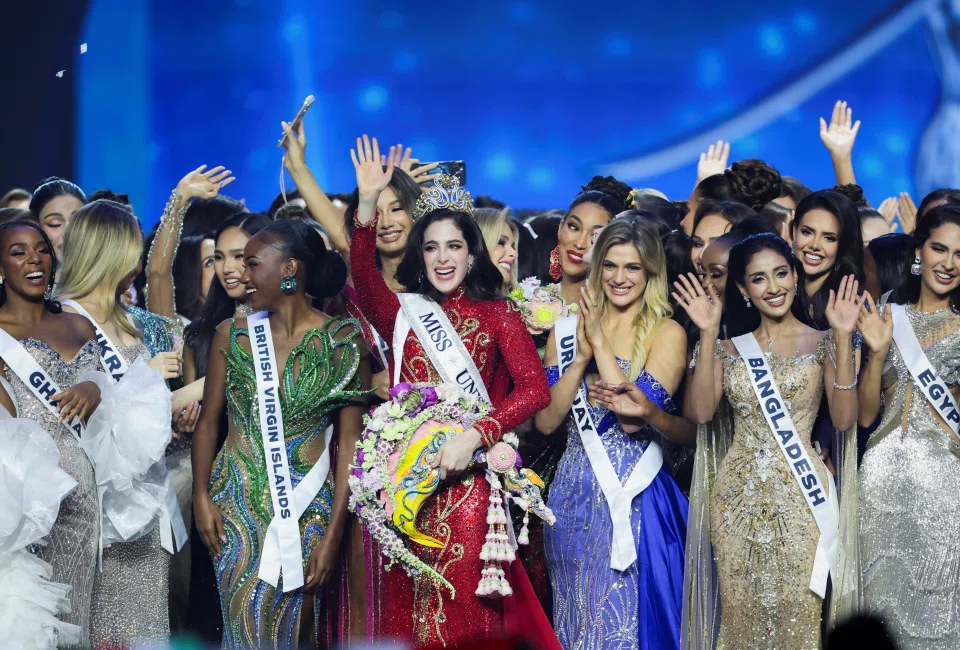 Miss Mexico Fatima Bosch after being crowned Miss Universe 2025 in Bangkok, Thailand, on Nov 21. PHOTO: REUTERS