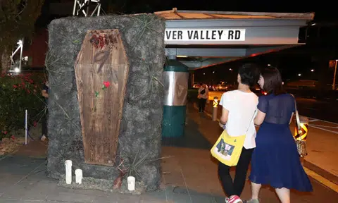 'Coffin' at Clarke Quay bus stop slammed for being 'inauspicious' -- but it's actually a PR stunt