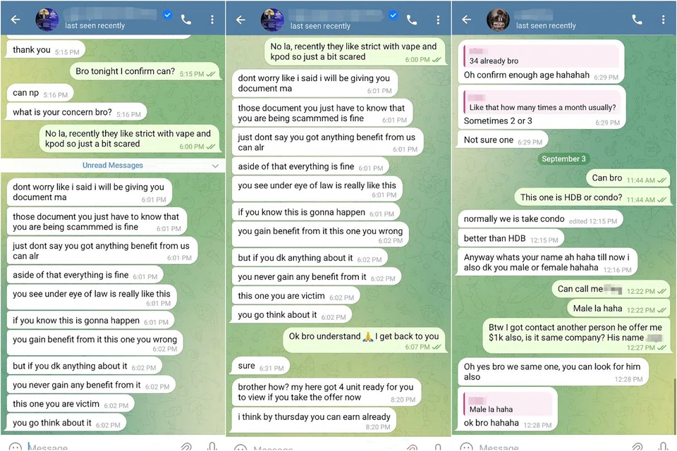 Conversations seen by ST found groups are still in the midst of expanding their vaping operations despite the enhanced penalties announced on Aug 28.