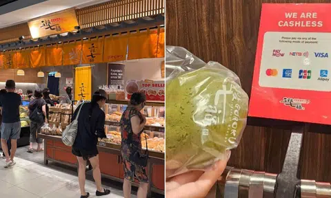 The customer was baffled by the bakery’s cashless payment policy. 