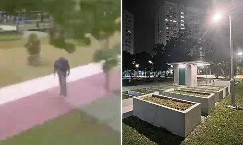 'Headless man' spotted in Yew Tee? And he's not far from the cemetery-like community garden