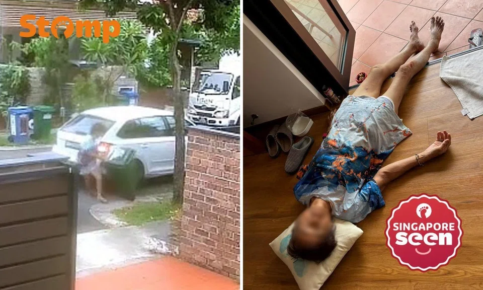 Driver reverses into Stomper's elderly mum and leaves her bleeding on road, ignores house call