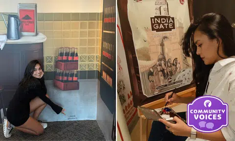 This artist makes TikTok-viral rice bag paintings going for $4,200 and up