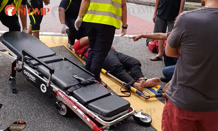 Motorcyclist, 21, taken to hospital after getting hit by car at Choa ...