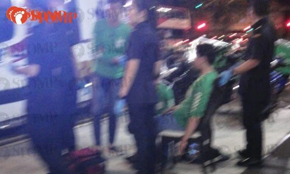 GrabFood rider in accident after skidding along River Valley Road