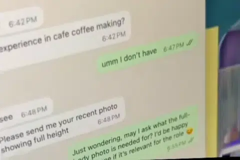 'Too fat cannot, too skinny cannot': Employer asks for applicant's full-body photo