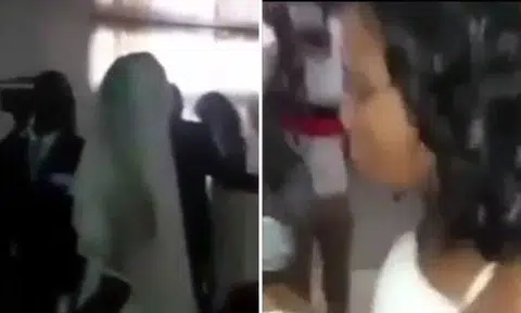 Groom's mistress shows up at his wedding wearing a wedding gown