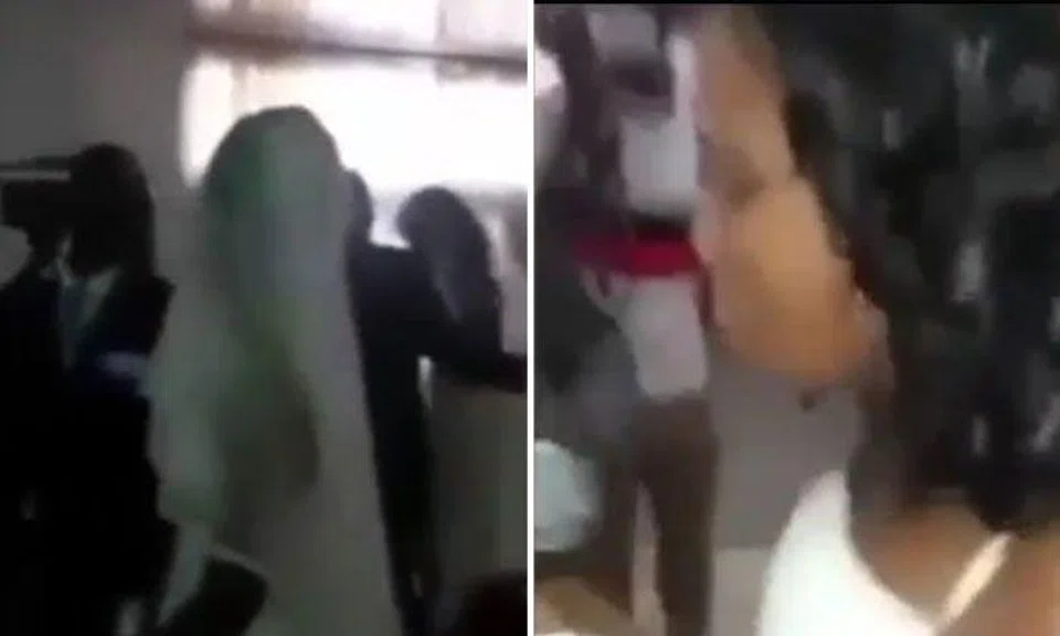 Groom's mistress shows up at his wedding wearing a wedding gown