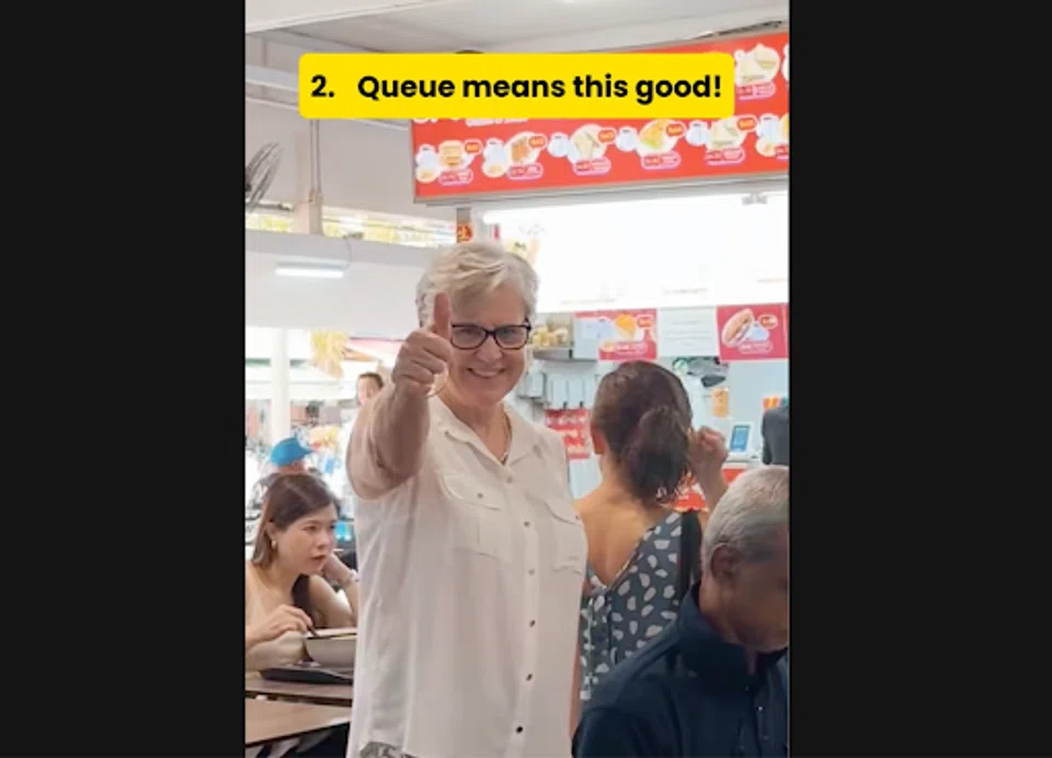 The silver-haired lady endeared herself to TikTokers. 