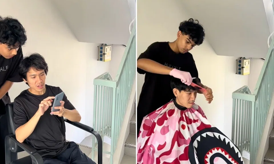 Amos Yee, home barber, celebrity haircut