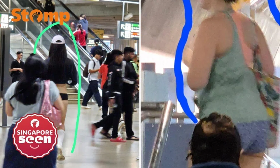 Stomper asks whether these 2 MRT commuters dressed appropriately for public transport: 'Is it decent?' 