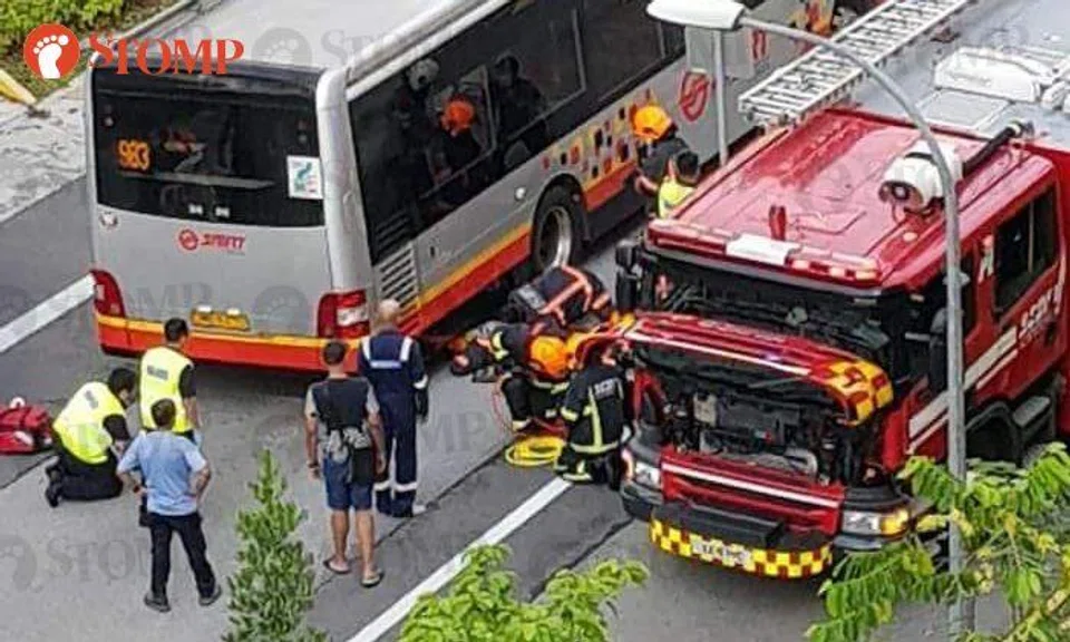 Boy killed in CCK accident had dashed out in front of bus when crossing road with pregnant mum