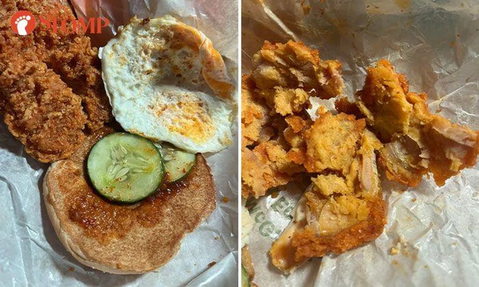 McDonald's responds after customer says his nasi lemak burger came with no onions and 'no meat'