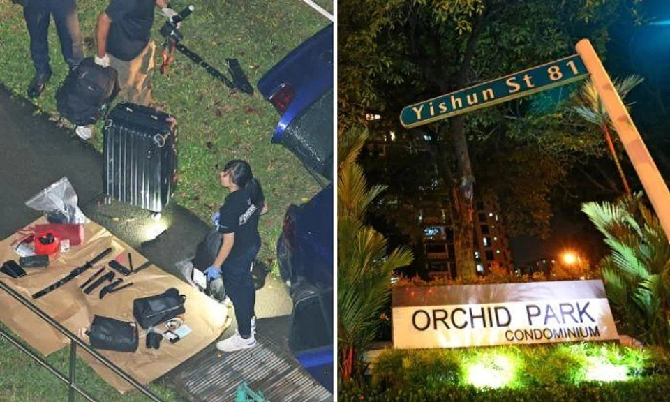 Driver who fled Yishun crash charged with having samurai sword in car, knuckleduster at condo